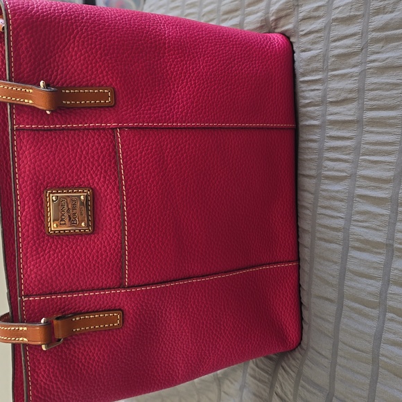Dooney & Bourke Pink Leather Tote Bag Nwt - Picture 2 of 11